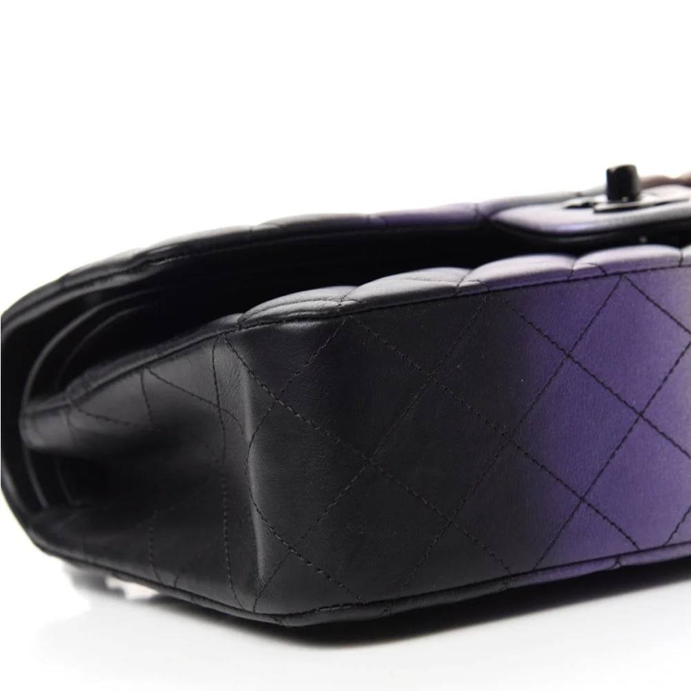 CHANEL Calfskin Quilted Ombre Medium Double Flap Bag - Picture 6 of 11